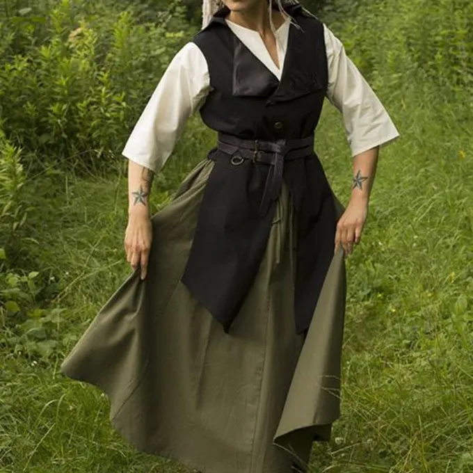 Epic Armoury Gilet Victorien Dorian, Noir 4 Epic Armoury Gilet Victorien Dorian, Noir – Image 4