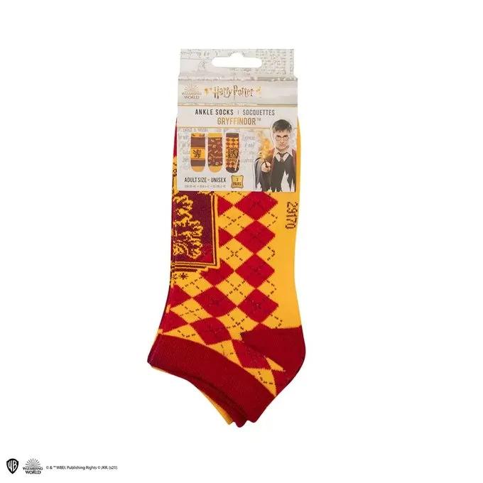 Cinereplicas Harry Potter: Chaussettes De Cheville, Gryffondor 4 Cinereplicas Harry Potter: Chaussettes De Cheville, Gryffondor – Image 4