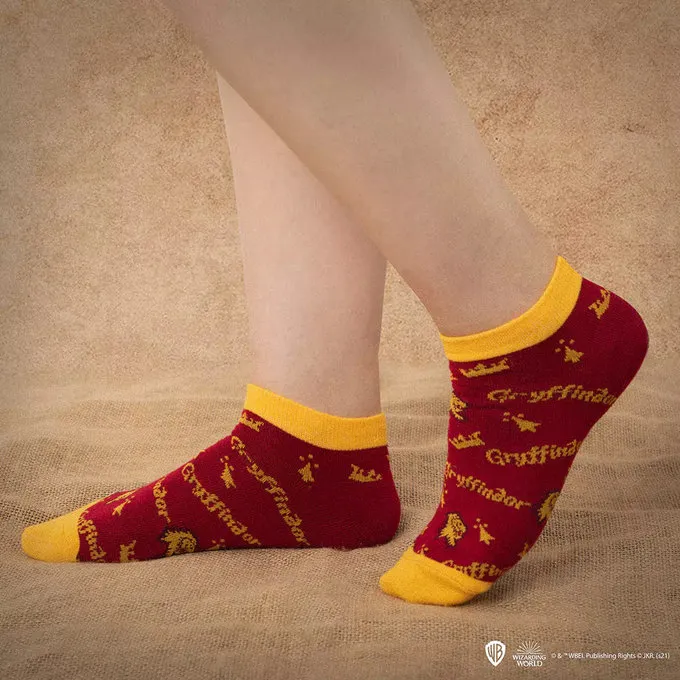 Cinereplicas Harry Potter: Chaussettes De Cheville, Gryffondor 1 Cinereplicas Harry Potter: Chaussettes De Cheville, Gryffondor