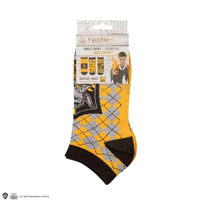 Cinereplicas Harry Potter: Chaussettes De Cheville, Poufsouffle 4 Cinereplicas Harry Potter: Chaussettes De Cheville, Poufsouffle – Image 4