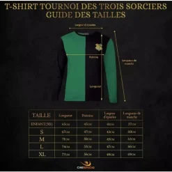 Cinereplicas Harry Potter: Chemise Triwizard Cup, Cedric Diggory -Tudor Soldes Magasin harry potter chemise triwizard cup cedric diggory 4