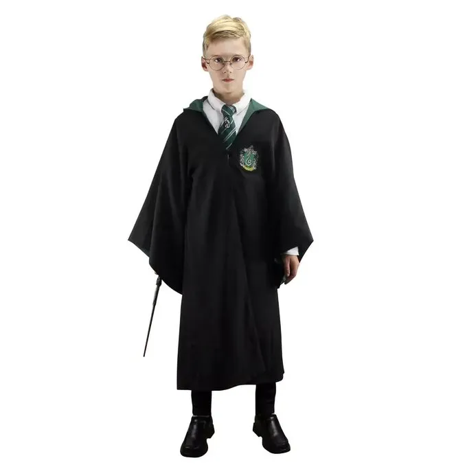 Cinereplicas HARRY POTTER COSPLAY: Robe Wizard Slytherin 2 Cinereplicas HARRY POTTER COSPLAY: Robe Wizard Slytherin – Image 2