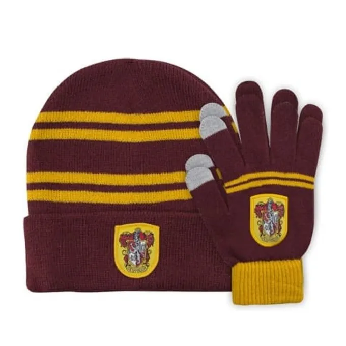 Cinereplicas Harry Potter: Gants Et Chapeaux Pour Enfants, Gryffondor 1 Cinereplicas Harry Potter: Gants Et Chapeaux Pour Enfants, Gryffondor