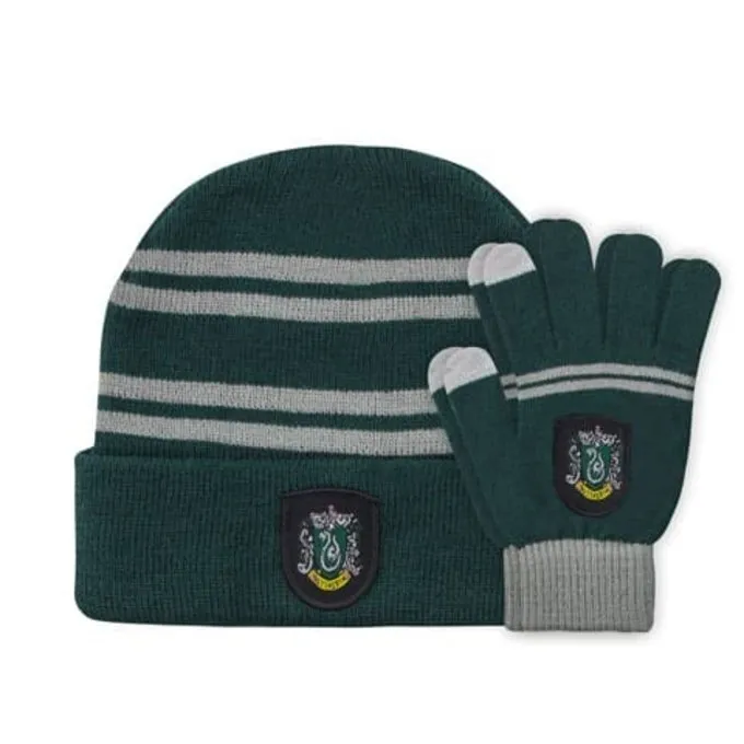 Cinereplicas Harry Potter: Gants Et Chapeaux Pour Enfants, Serpentard 1 Cinereplicas Harry Potter: Gants Et Chapeaux Pour Enfants, Serpentard