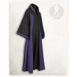 Mytholon Iris Robe Médiévale, Noir / Violet