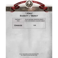 Mytholon Landsknecht Beret Rupert, Noir-rouge 5 Mytholon Landsknecht Beret Rupert, Noir-rouge -Tudor Soldes Magasin landsknecht beret rupert noir rouge 2