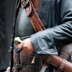 Epic Armoury Manteau En Cuir Hellsing, Noir 9 Epic Armoury Manteau En Cuir Hellsing, Noir -Tudor Soldes Magasin manteau en cuir hellsing noir 3