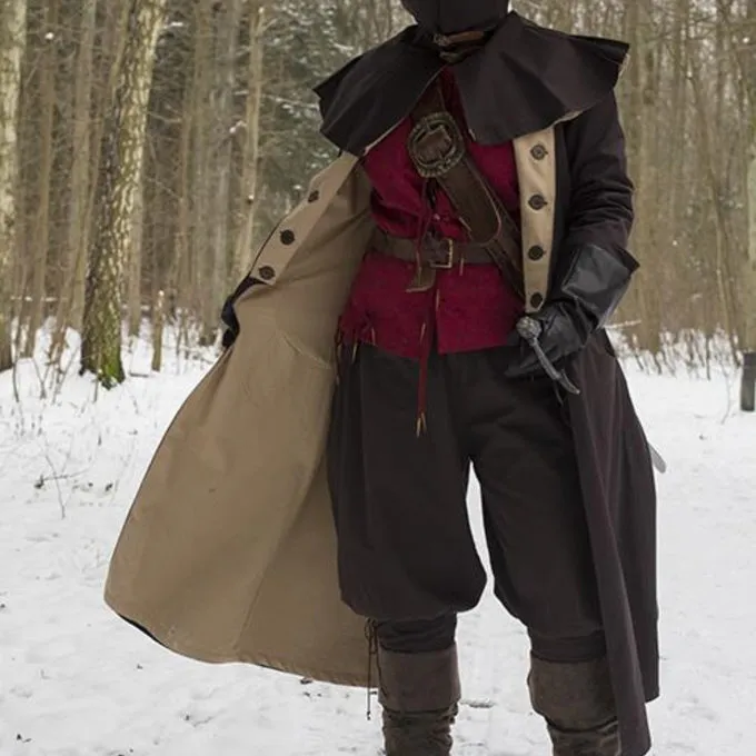 Epic Armoury Manteau Hellsing, Marron Foncé 1 Epic Armoury Manteau Hellsing, Marron Foncé