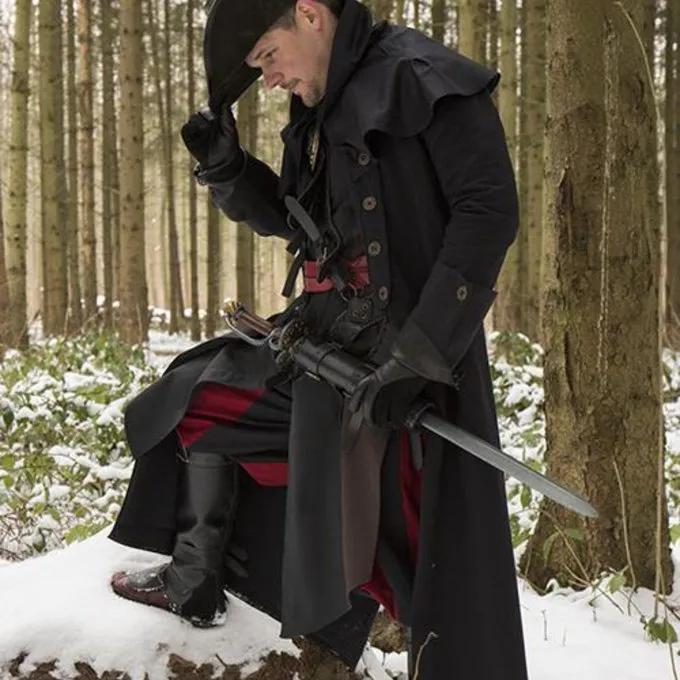 Epic Armoury Manteau Hellsing, Noir 2 Epic Armoury Manteau Hellsing, Noir – Image 2