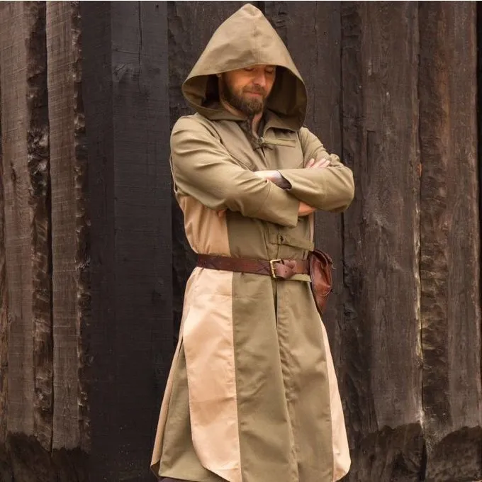 Epic Armoury Manteau Sans Manches Assassins Creed, Vert Sable 3 Epic Armoury Manteau Sans Manches Assassins Creed, Vert Sable – Image 3