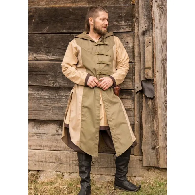 Epic Armoury Manteau Sans Manches Assassins Creed, Vert Sable 1 Epic Armoury Manteau Sans Manches Assassins Creed, Vert Sable