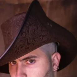 Rawblade Musketeer Hat Toledo, Deluxe, Brown -Tudor Soldes Magasin musketeer hat toledo deluxe brown 2