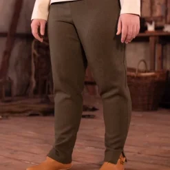 Burgschneider Pantalon Dames Skjoldehamm, Vert Olive