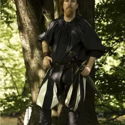 Epic Armoury Pantalon Landsknecht Noir-blanc