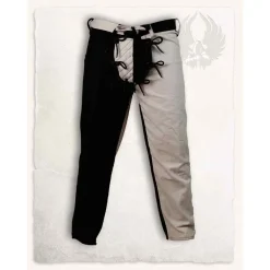 Mytholon Pantalon Mi-parti Gustav, Noir / Crème