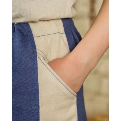 Mytholon Pantalon Pirate Jack, Bleu / Crème -Tudor Soldes Magasin pantalon pirate jack bleu creme 2