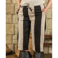 Mytholon Pantalon Pirate Jack, Noir / Crème