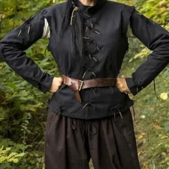 Epic Armoury Pourpoint Galileo, Noir 10 Epic Armoury Pourpoint Galileo, Noir -Tudor Soldes Magasin pourpoint galileo noir 4