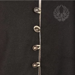 Mytholon Renaissance Tunique Rafael, Noir -Tudor Soldes Magasin renaissance tunique rafael noir 2