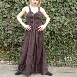 Leonardo Carbone Robe Aibell, Marron -Tudor Soldes Magasin robe aibell marron 5