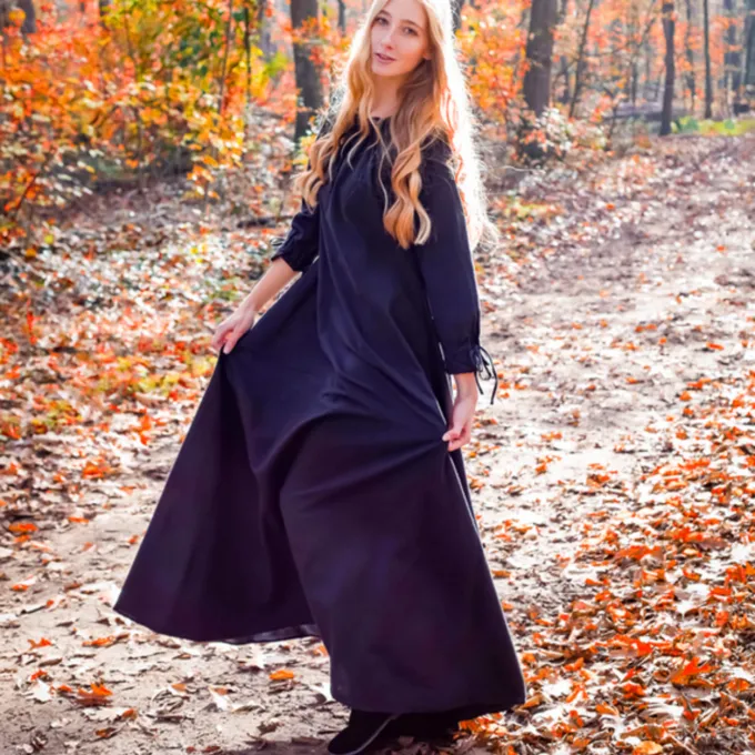 Leonardo Carbone Robe Alina, Noir 3 Leonardo Carbone Robe Alina, Noir – Image 3