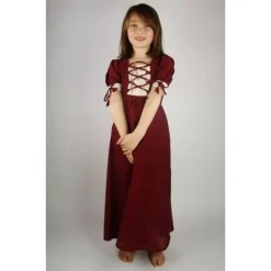 Leonardo Carbone Robe De Fille Nina Rouge -Tudor Soldes Magasin robe de fille nina rouge 2