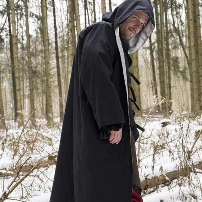 Epic Armoury Robe De Magicien, Noir-argent 2 Epic Armoury Robe De Magicien, Noir-argent – Image 2