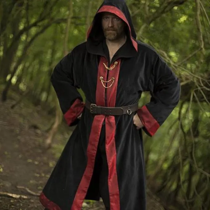 Epic Armoury Robe De Sorcier Harry, Noir-rouge 3 Epic Armoury Robe De Sorcier Harry, Noir-rouge – Image 3