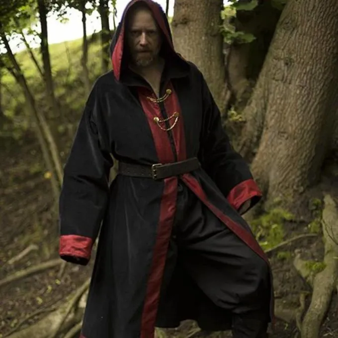 Epic Armoury Robe De Sorcier Harry, Noir-rouge 4 Epic Armoury Robe De Sorcier Harry, Noir-rouge – Image 4