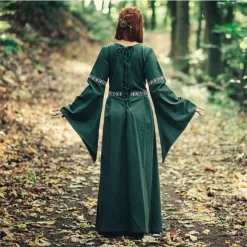 Leonardo Carbone Robe Ivy Vert-blanc -Tudor Soldes Magasin robe ivy vert blanc 5