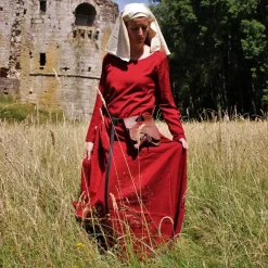 Leonardo Carbone Robe Marie, Rouge 9 Leonardo Carbone Robe Marie, Rouge -Tudor Soldes Magasin robe marie rouge 3