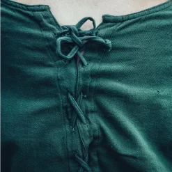 Leonardo Carbone Robe Médiévale Emma Vert Olive 6 Leonardo Carbone Robe Médiévale Emma Vert Olive -Tudor Soldes Magasin robe medievale emma vert olive 2