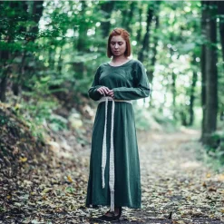 Leonardo Carbone Robe Médiévale Emma Vert Olive