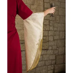 Mytholon Robe Médiévale Fiona, Bordeaux / Naturels 7 Mytholon Robe Médiévale Fiona, Bordeaux / Naturels -Tudor Soldes Magasin robe medievale fiona bordeaux naturels 3