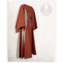 Mytholon Robe Médiévale Jasione, Orange / Crème 8 Mytholon Robe Médiévale Jasione, Orange / Crème -Tudor Soldes Magasin robe medievale jasione orange creme 2