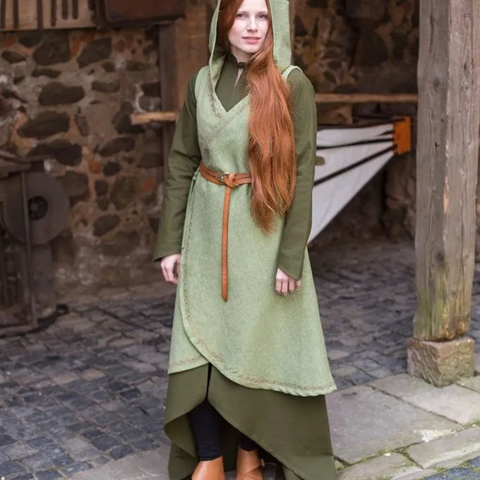 Burgschneider Robe Portefeuille Dala, Vert Tilleul 2 Burgschneider Robe Portefeuille Dala, Vert Tilleul – Image 2