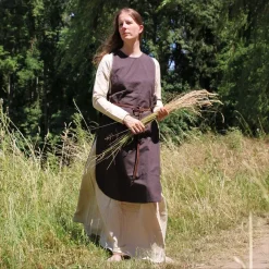 Leonardo Carbone Surcot Sigrid, Marron Foncé -Tudor Soldes Magasin surcot sigrid marron fonce 2