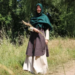 Leonardo Carbone Surcot Sigrid, Marron Foncé -Tudor Soldes Magasin surcot sigrid marron fonce 4