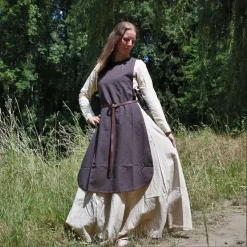 Leonardo Carbone Surcot Sigrid, Marron Foncé -Tudor Soldes Magasin surcot sigrid marron fonce 5