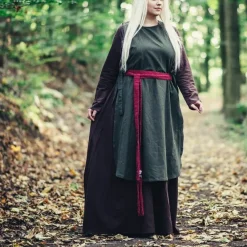 Leonardo Carbone Surcot Sigrid, Vert -Tudor Soldes Magasin surcot sigrid vert 2