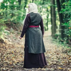 Leonardo Carbone Surcot Sigrid, Vert -Tudor Soldes Magasin surcot sigrid vert 4