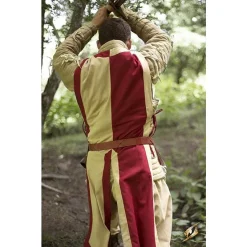 Epic Armoury Tabard Geoffrey, Beige-rouge -Tudor Soldes Magasin tabard geoffrey beige rouge 2