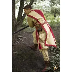 Epic Armoury Tabard Geoffrey, Beige-rouge -Tudor Soldes Magasin tabard geoffrey beige rouge 3