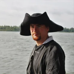 Leonardo Carbone Tricorn Charles, Noir 9 Leonardo Carbone Tricorn Charles, Noir -Tudor Soldes Magasin tricorn charles noir 3