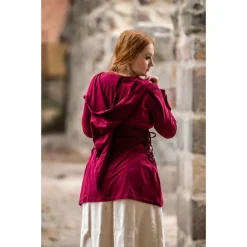 Leonardo Carbone Tunique Femme Lea Rouge -Tudor Soldes Magasin tunique femme lea rouge 3