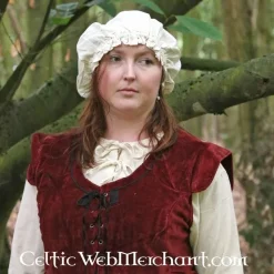 Leonardo Carbone Veste Médiévale Caelia Vert 8 Leonardo Carbone Veste Médiévale Caelia Vert -Tudor Soldes Magasin veste medievale caelia vert 2