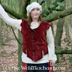 Leonardo Carbone Veste Médiévale Caelia Vert 10 Leonardo Carbone Veste Médiévale Caelia Vert -Tudor Soldes Magasin veste medievale caelia vert 4