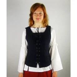 Leonardo Carbone Veste Médiévale Lene Noir