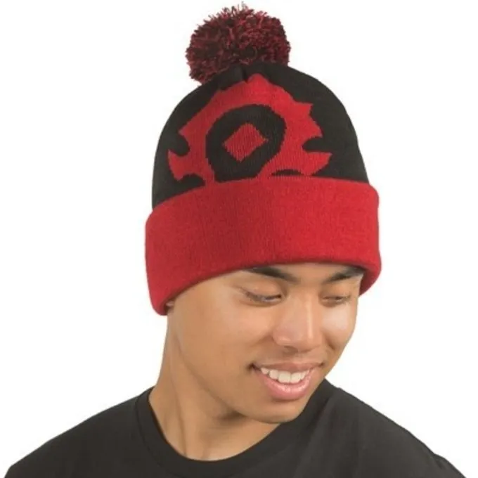 Jinx World Of Warcraft: Horde Pom Beanie 1 Jinx World Of Warcraft: Horde Pom Beanie